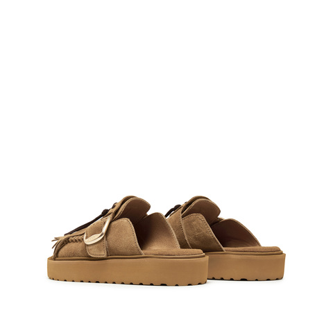 思加图2025秋季新款复古勃肯鞋一字拖厚底增高凉拖鞋女鞋F2510CH5