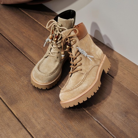 思加图2025冬季新款沙漠旅人马丁靴工装靴中靴时装鞋女靴EIS01DD5