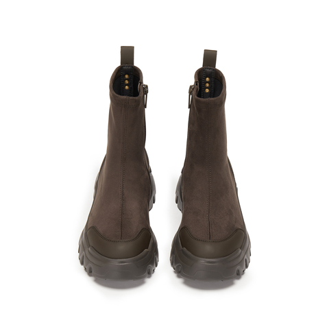 思加图2025冬季新款交响海豚运动靴中靴厚底增高瘦瘦靴女EIX03DZ5