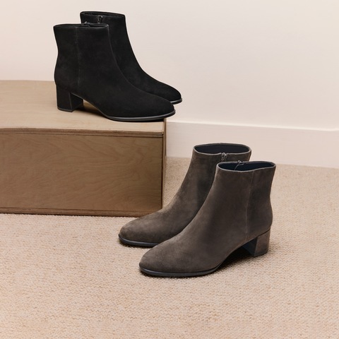 思加图2025冬季新款雾都恋人时装靴粗跟短靴气质通勤女靴EH701DD5