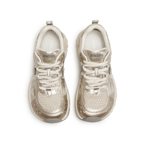 思加图2025秋季新款百搭运动休闲鞋老爹鞋厚底增高透气女J5917CM5