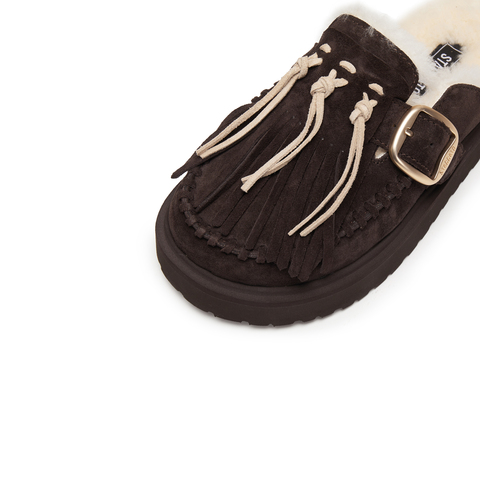 思加图2025秋季新款复古勃肯鞋一字拖厚底增高凉拖鞋女鞋F2510CH5