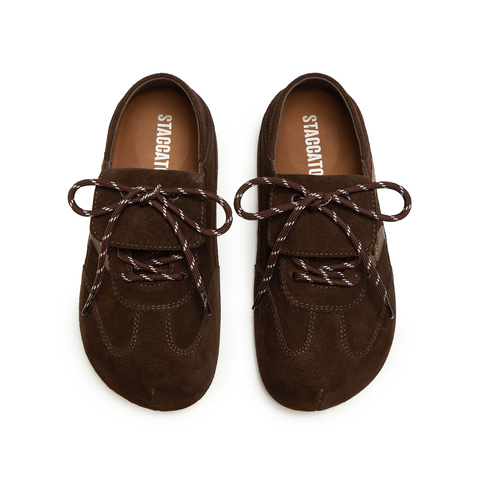 思加图2025秋季新款复古勃肯鞋丑萌大头鞋厚底增高女单鞋S1145CM5