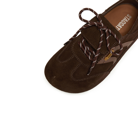 思加图2025秋季新款复古勃肯鞋丑萌大头鞋厚底增高女单鞋S1145CM5