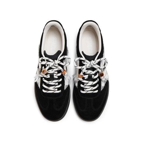 思加图2025秋季新款百搭复古德训鞋阿甘鞋运动休闲鞋女鞋EE932CM5