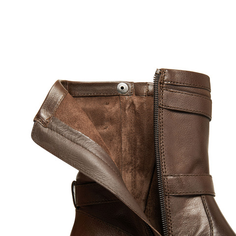 思加图2025秋季新款西伦敦工装靴机车靴中靴时装靴女靴子EIU02DZ5