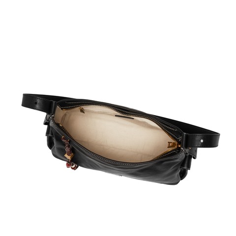 思加图2025冬季新款黑胶袋托特包大容量单肩包斜挎背提包X8229DX5