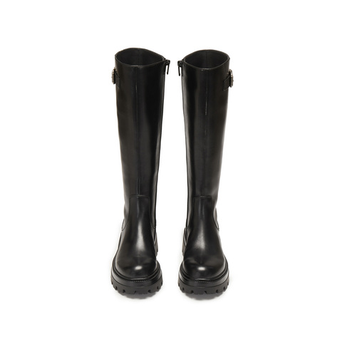 思加图2025冬季新款英伦风骑士靴超长靴时装靴女靴EIW06DC5