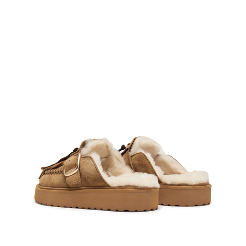 思加图2025秋季新款复古勃肯鞋一字拖厚底增高凉拖鞋女鞋F2510CH5