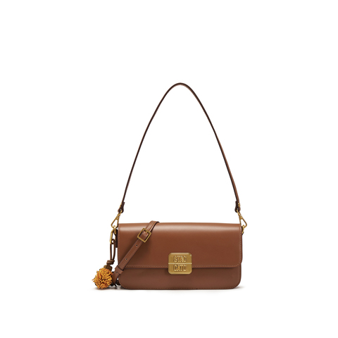 思加图2025冬季新款游牧包方包单肩包腋下包时尚背提包X8318DX5