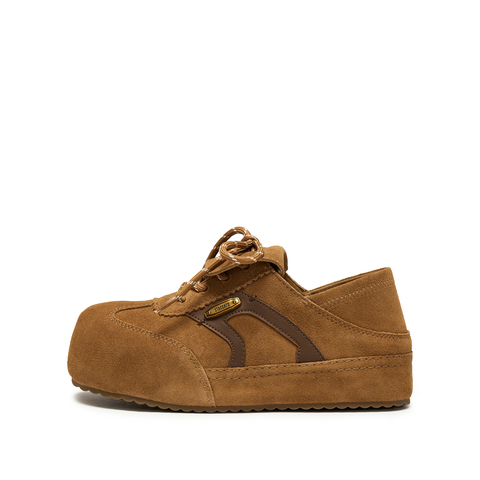 思加图2025秋季新款复古勃肯鞋丑萌大头鞋厚底增高女单鞋S1145CM5