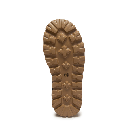 思加图2025冬季新款复古雪地靴短靴保暖时装靴厚底女靴子D1915DD5