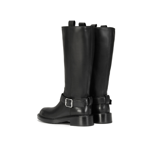 思加图2025冬季新款英伦风骑士靴长靴高筒靴时装靴女靴子B2135DG5