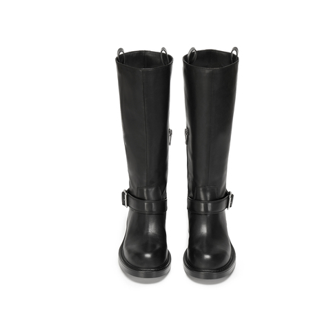 思加图2025冬季新款英伦风骑士靴长靴高筒靴时装靴女靴子B2135DG5