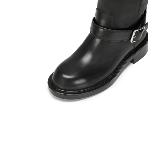 思加图2025冬季新款英伦风骑士靴长靴高筒靴时装靴女靴子B2135DG5