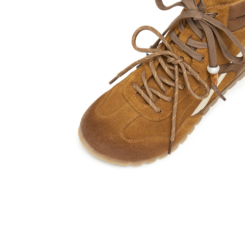 思加图2025冬季新款复古运动靴拳击靴短靴时装鞋平底女靴Q2808DD5