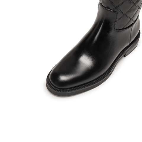 思加图2025冬季新款英伦风骑士靴长靴高筒靴时装靴女靴子Z0522DG5