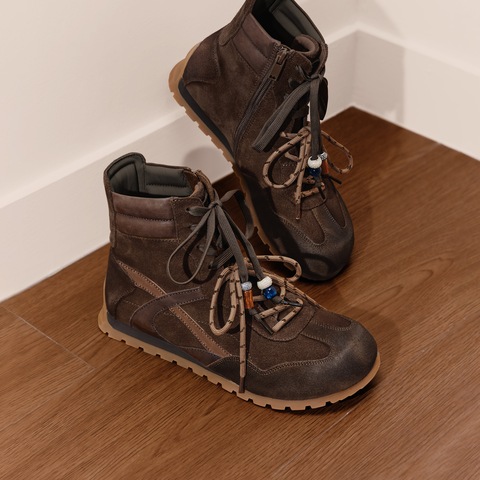 思加图2025冬季新款复古运动靴拳击靴短靴时装鞋平底女靴Q2808DD5