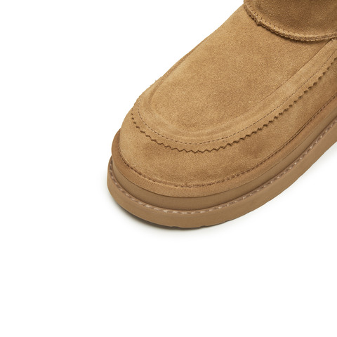 思加图2025冬季新款雪松松保暖雪地靴厚底复古短靴女靴子EIY06DD5