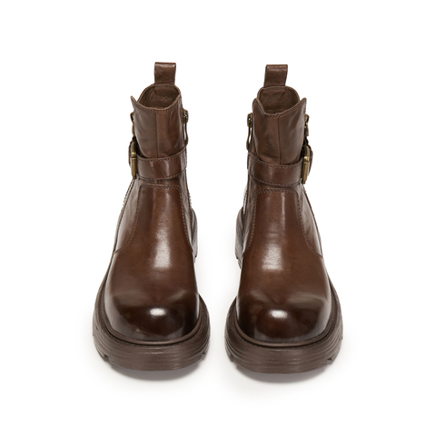 思加图2025冬季新款英伦风工装靴短靴厚底增高时装靴女靴J5883DD5