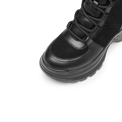 思加图2025冬季新款复古雪地靴中靴保暖厚底时装靴女靴EAH03DZ5