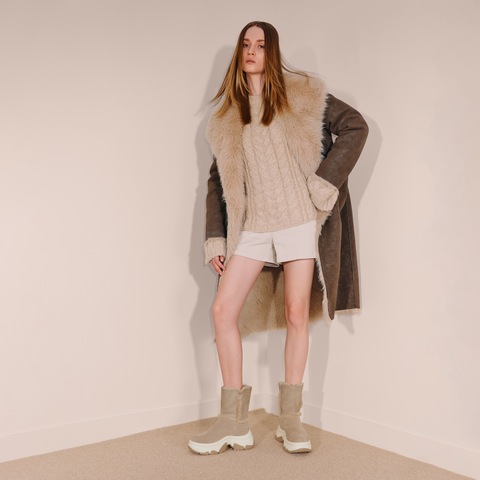 思加图2025冬季新款复古雪地靴中靴厚底增高保暖时装靴女靴Y1116DZ5