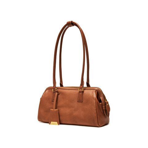 思加图2025冬季新款时尚橙皮书腋下包大容量单肩包手提包X8331DX5