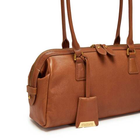 思加图2025冬季新款时尚橙皮书腋下包大容量单肩包手提包X8331DX5