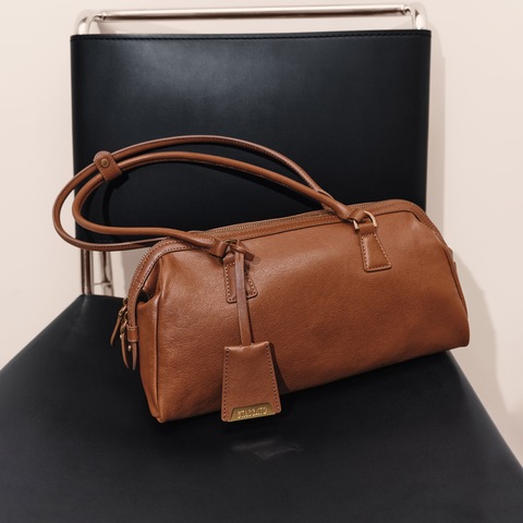 思加图2025冬季新款时尚橙皮书腋下包大容量单肩包手提包X8331DX5