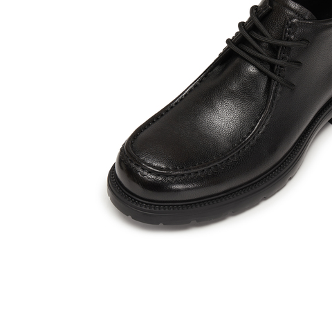 思加图2025冬季新款理查德马丁靴短靴复古低靴粗跟男靴子H1547DD5