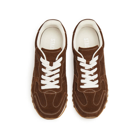 思加图2025秋季新款复古阿甘鞋德训鞋运动休闲鞋平底鞋女K3280CM5