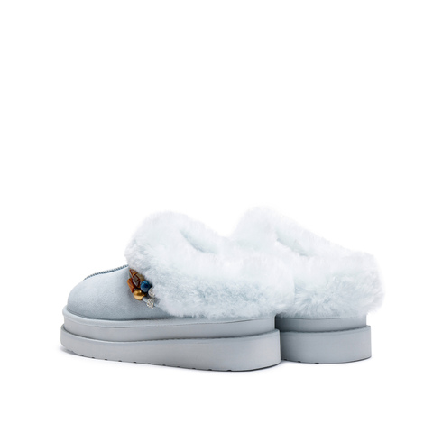 思加图2025冬季新款雪团团雪地靴毛里保暖短靴厚底增高女EIY08DD5