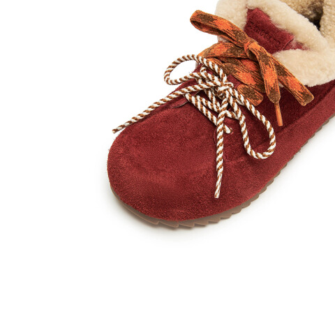 思加图2025冬季新款复古毛毛鞋加绒保暖勃肯鞋休闲鞋女鞋S5090DM5