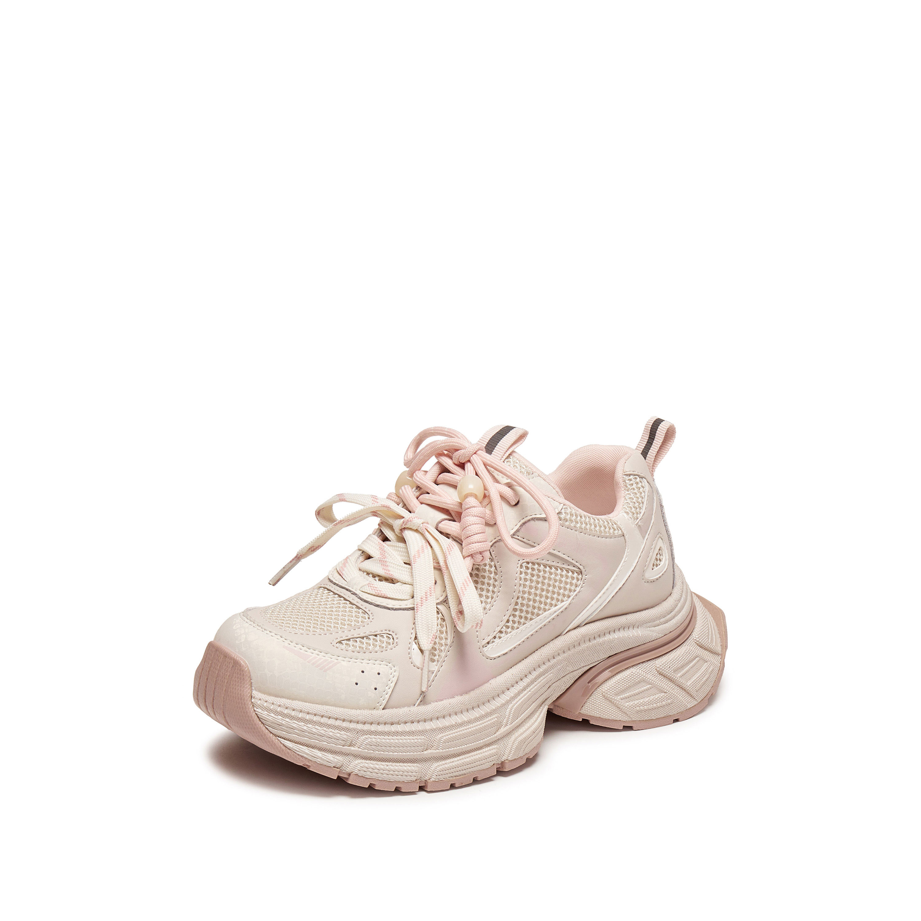 思加图2026春季新款时尚老爹鞋厚底增高运动休闲鞋透气女J6082AM6