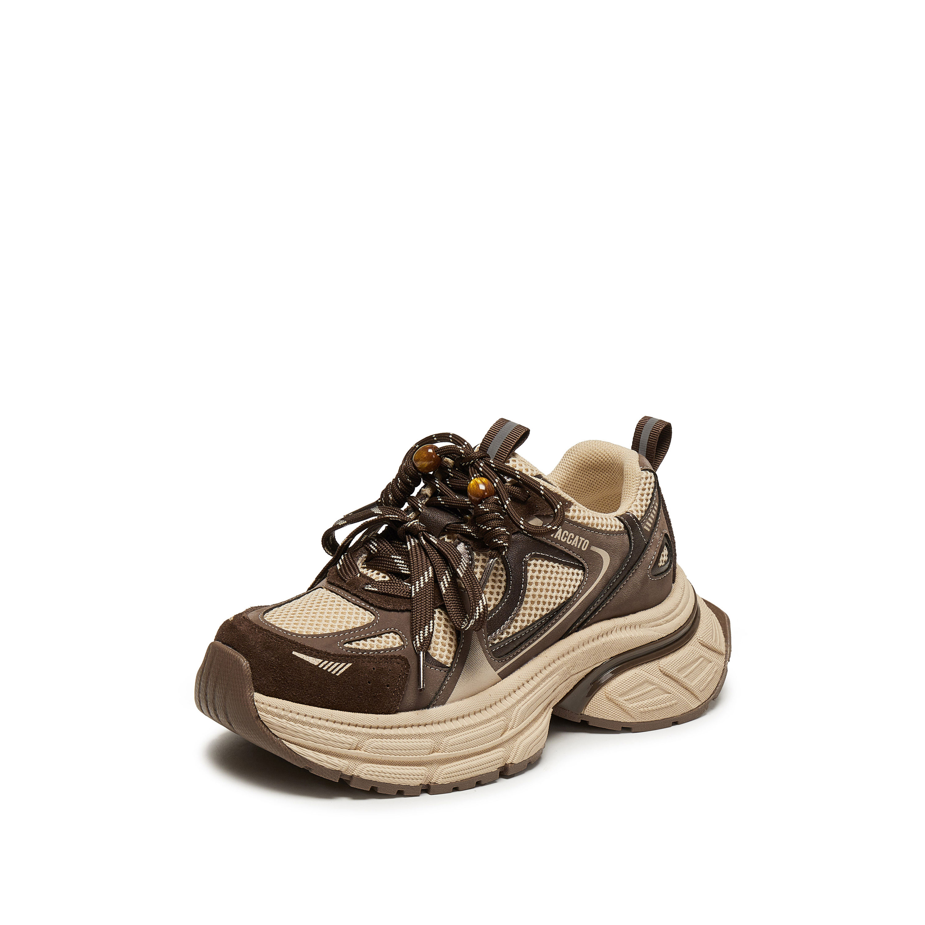 思加图2026春季新款时尚老爹鞋厚底增高运动休闲鞋透气女J6082AM6