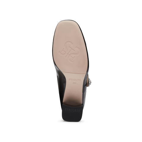 思加图2026春季新款樱桃甜心玛丽珍鞋粗跟浅口单鞋女皮鞋ECQ01AQ6