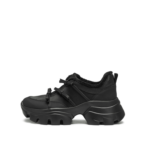 思加图2026新款蝴蝶岛老爹鞋厚底增高运动休闲鞋透气女鞋ECE41AM6