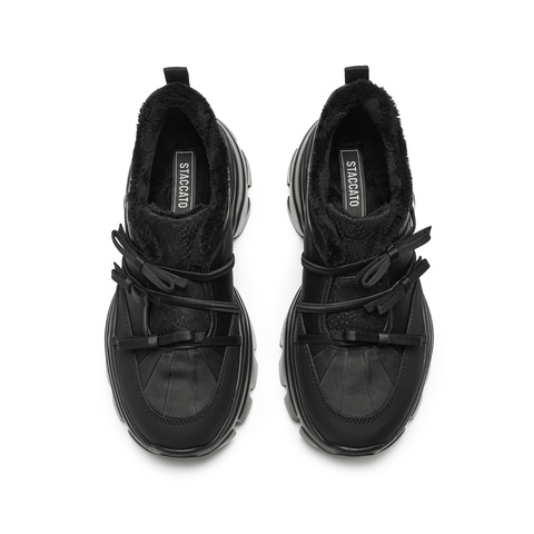 思加图2026新款蝴蝶岛老爹鞋厚底增高运动休闲鞋透气女鞋ECE41AM6