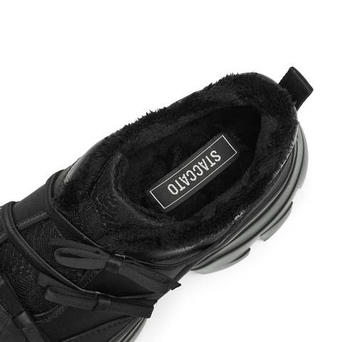 思加图2026新款蝴蝶岛老爹鞋厚底增高运动休闲鞋透气女鞋ECE41AM6