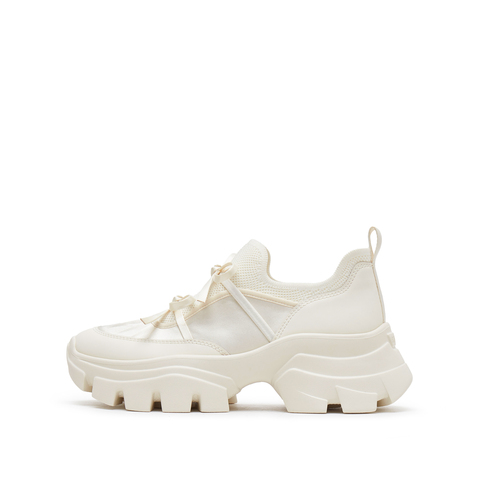 思加图2026春季新款蝴蝶岛老爹鞋厚底增高休闲鞋透气女鞋ECE83AM6