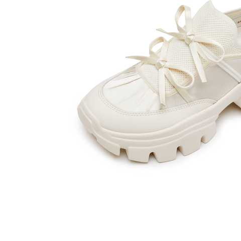 思加图2026春季新款蝴蝶岛老爹鞋厚底增高休闲鞋透气女鞋ECE83AM6