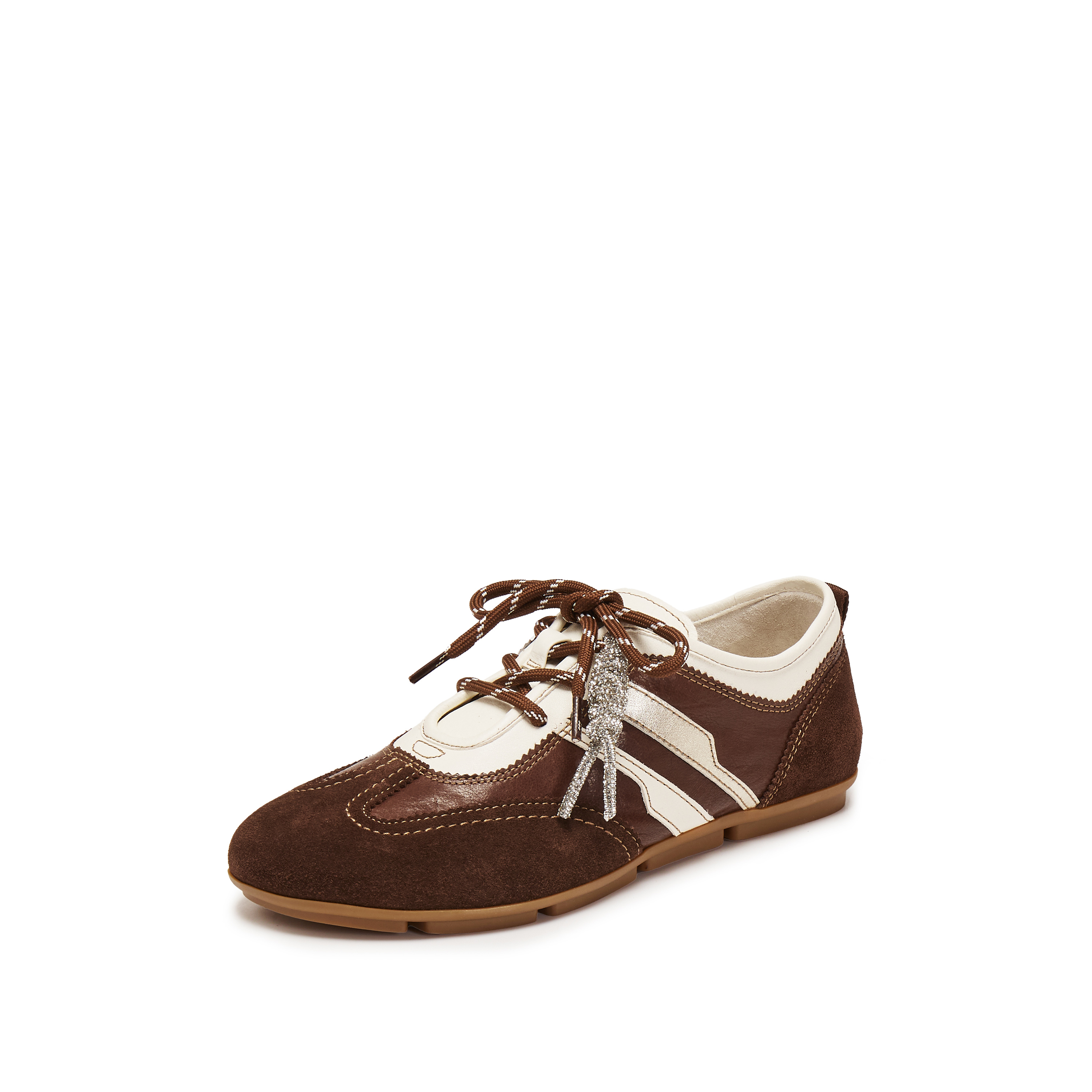 思加图2026春季新款小琴键德训鞋阿甘鞋平底鞋休闲鞋女鞋EG701AM6