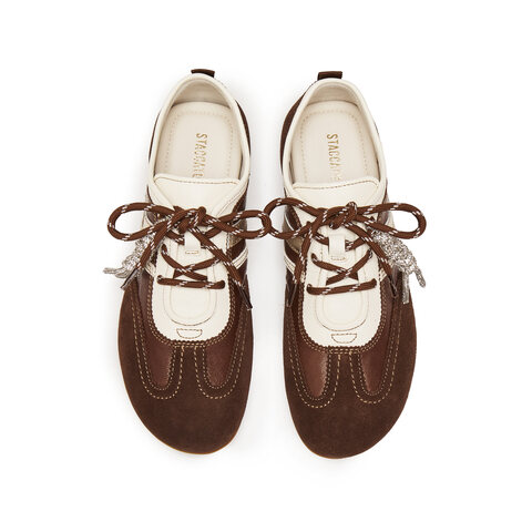 思加图2026春季新款小琴键德训鞋阿甘鞋平底鞋休闲鞋女鞋EG701AM6