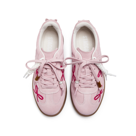 思加图2026春季新款蝴蝶音符德训鞋阿甘鞋休闲鞋平底鞋女EE933AM6