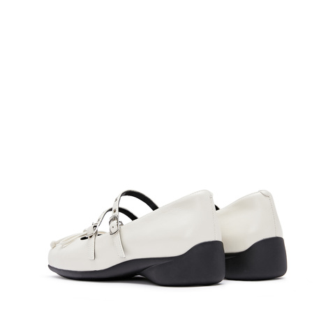 思加图2026春季新款玛丽珍鞋芭蕾舞鞋奶油鞋浅口女单鞋S6821AQ6