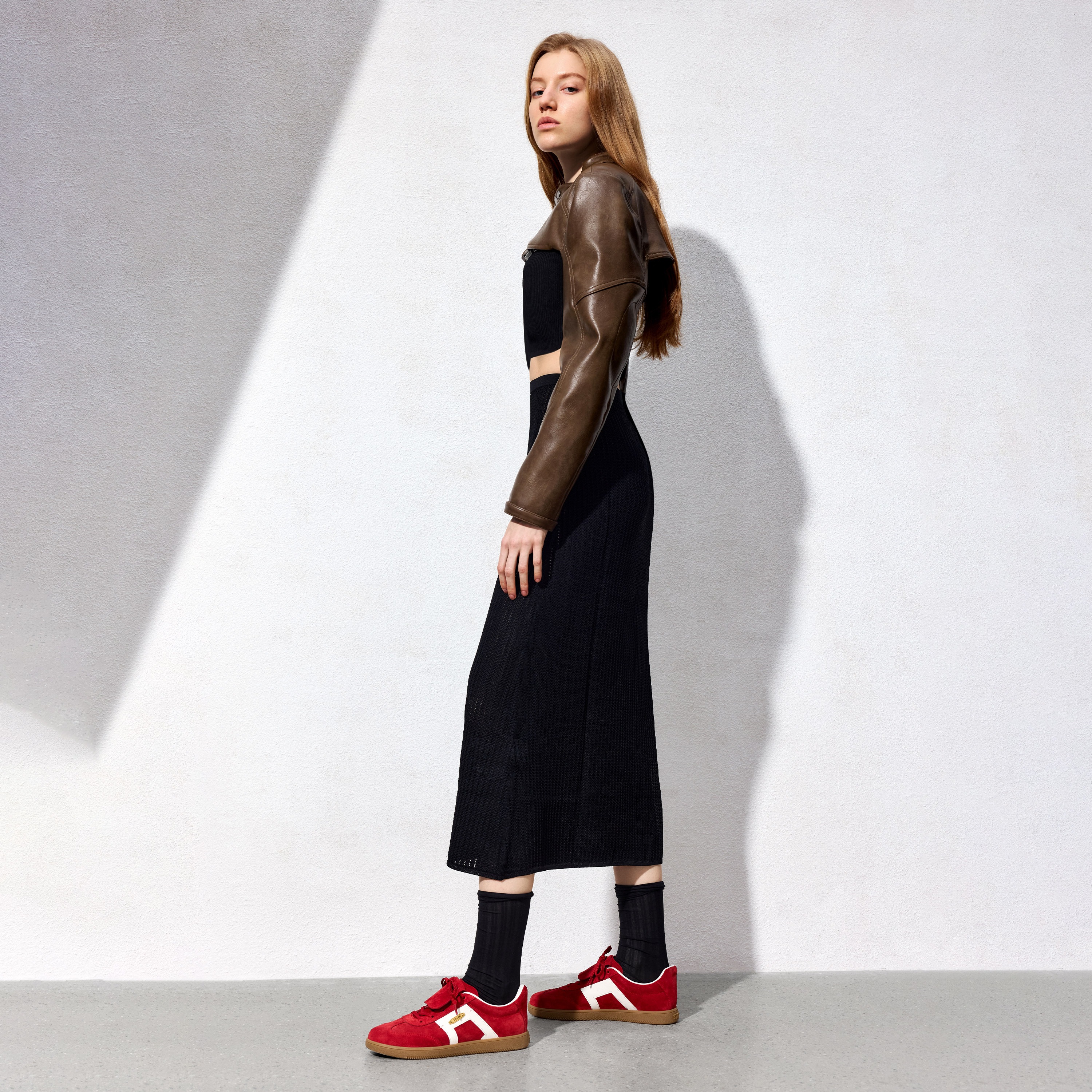 思加图2026春季新款小音符德训鞋阿甘鞋运动休闲鞋板鞋女鞋EE925AM6