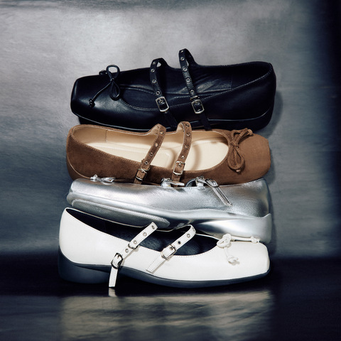 思加图2026春季新款玛丽珍鞋芭蕾舞鞋奶油鞋浅口女单鞋S6821AQ6