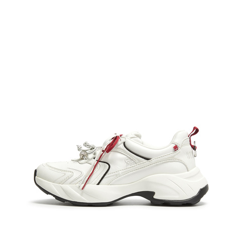 思加图2026春季新款幸运马蹄老爹鞋厚底增高运动休闲鞋女EJB07AM6