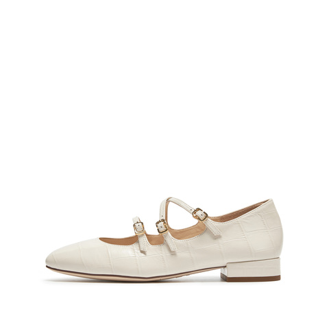 思加图2026春季新款爱丽丝玛丽珍鞋复古法式浅口单鞋女鞋EUE04AQ6