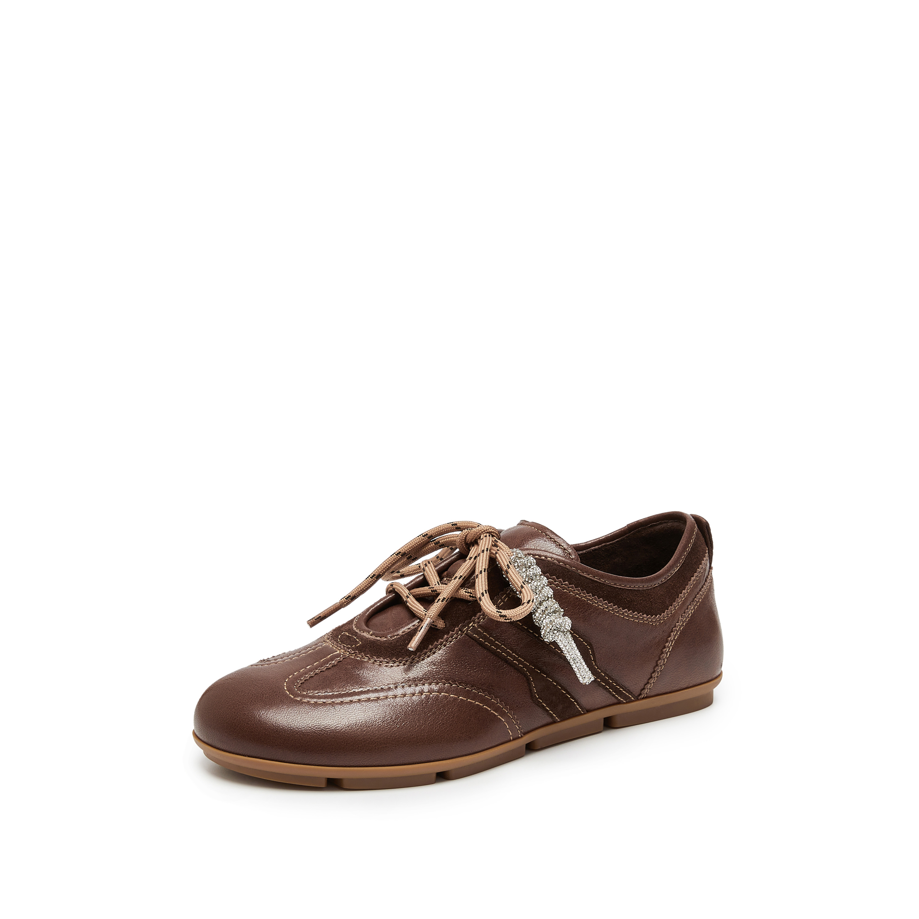 思加图2026春季新款小琴键德训鞋阿甘鞋平底鞋休闲鞋女鞋EG701AM6